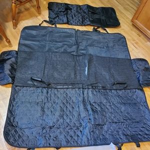 Dog Car Seat Covers for Front and Back Seat – 2 Pieces set includes both